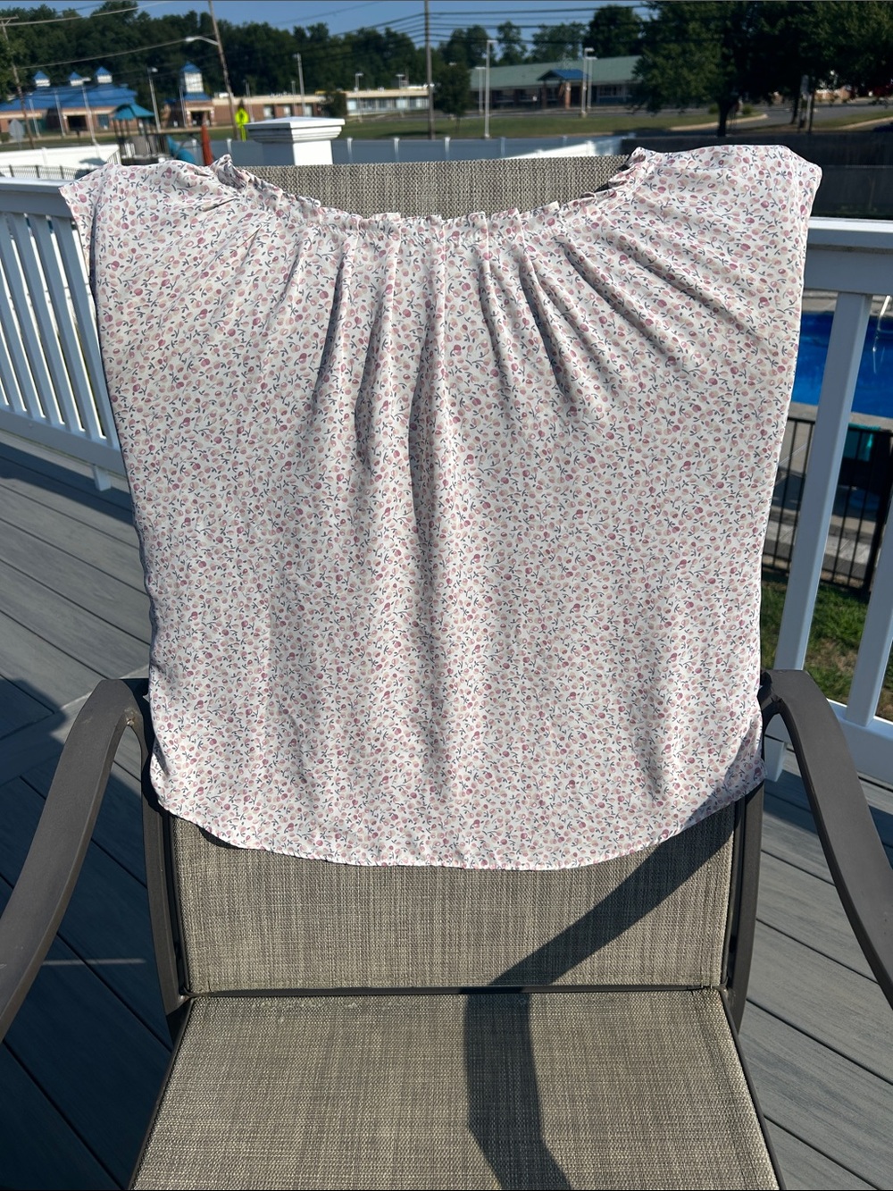 Women's size medium LC Lauren Conrad Pink and Mauve Floral Sleeveless Top